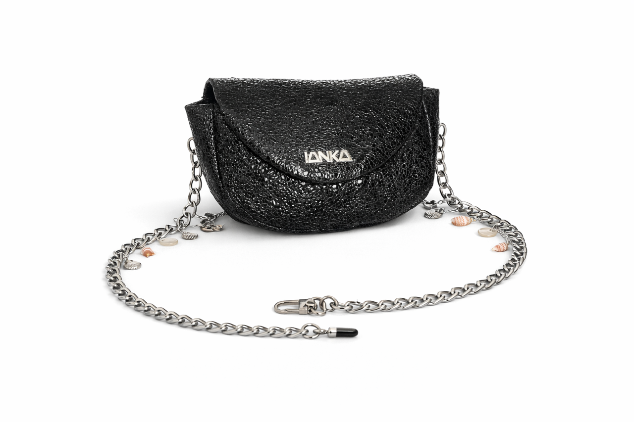 BLACK WAIST BAG