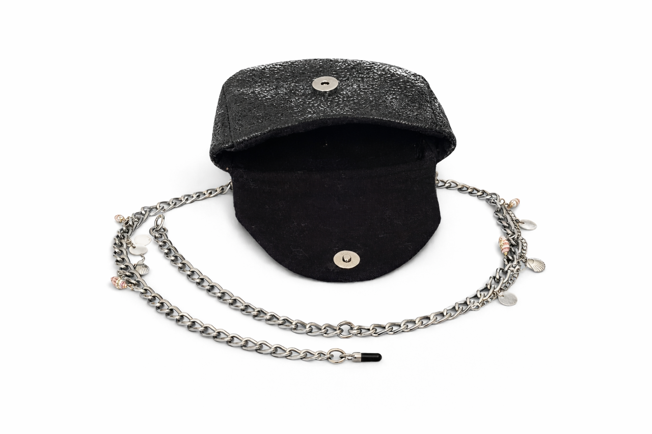 BLACK WAIST BAG