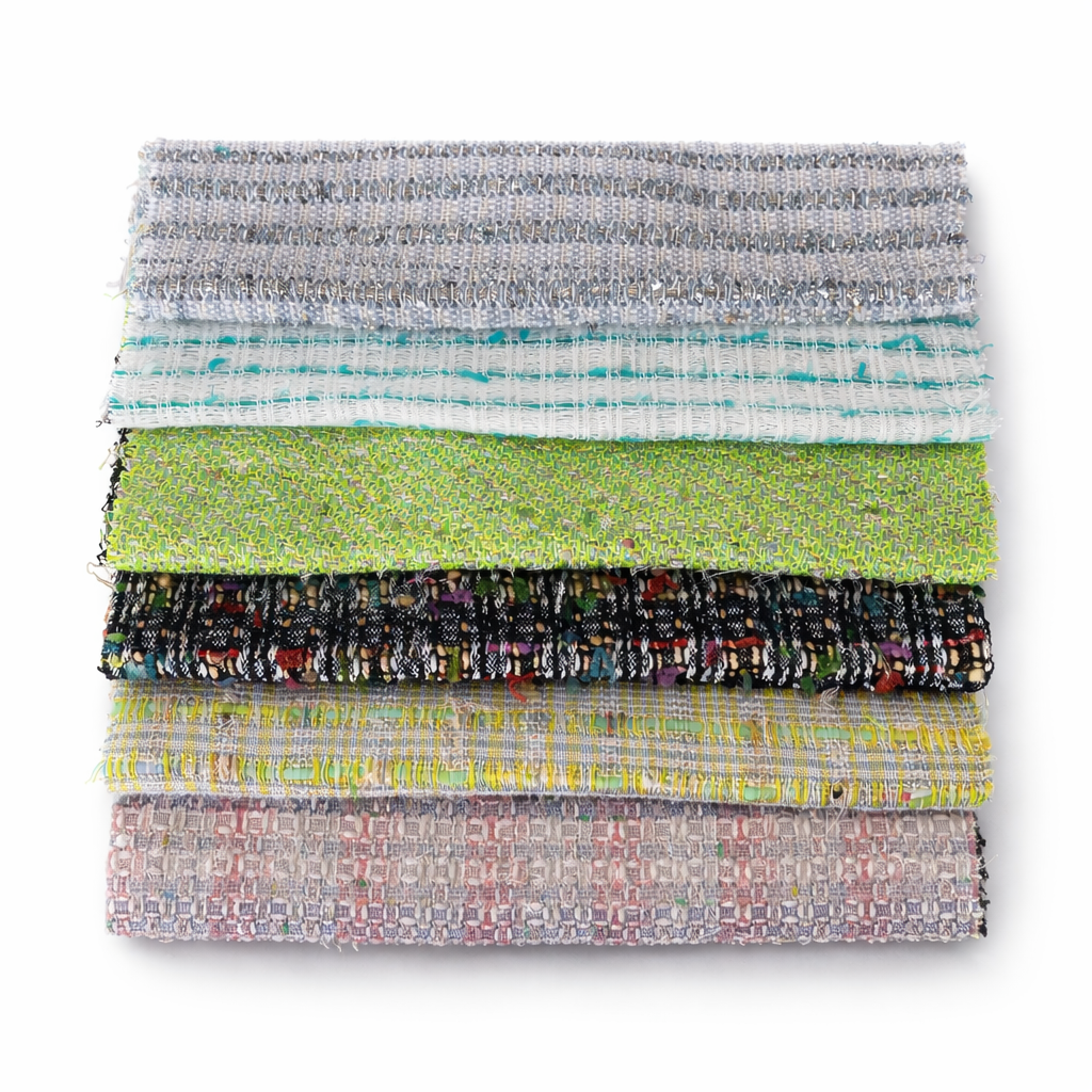 GREEN "LINTON" TWEED BAG