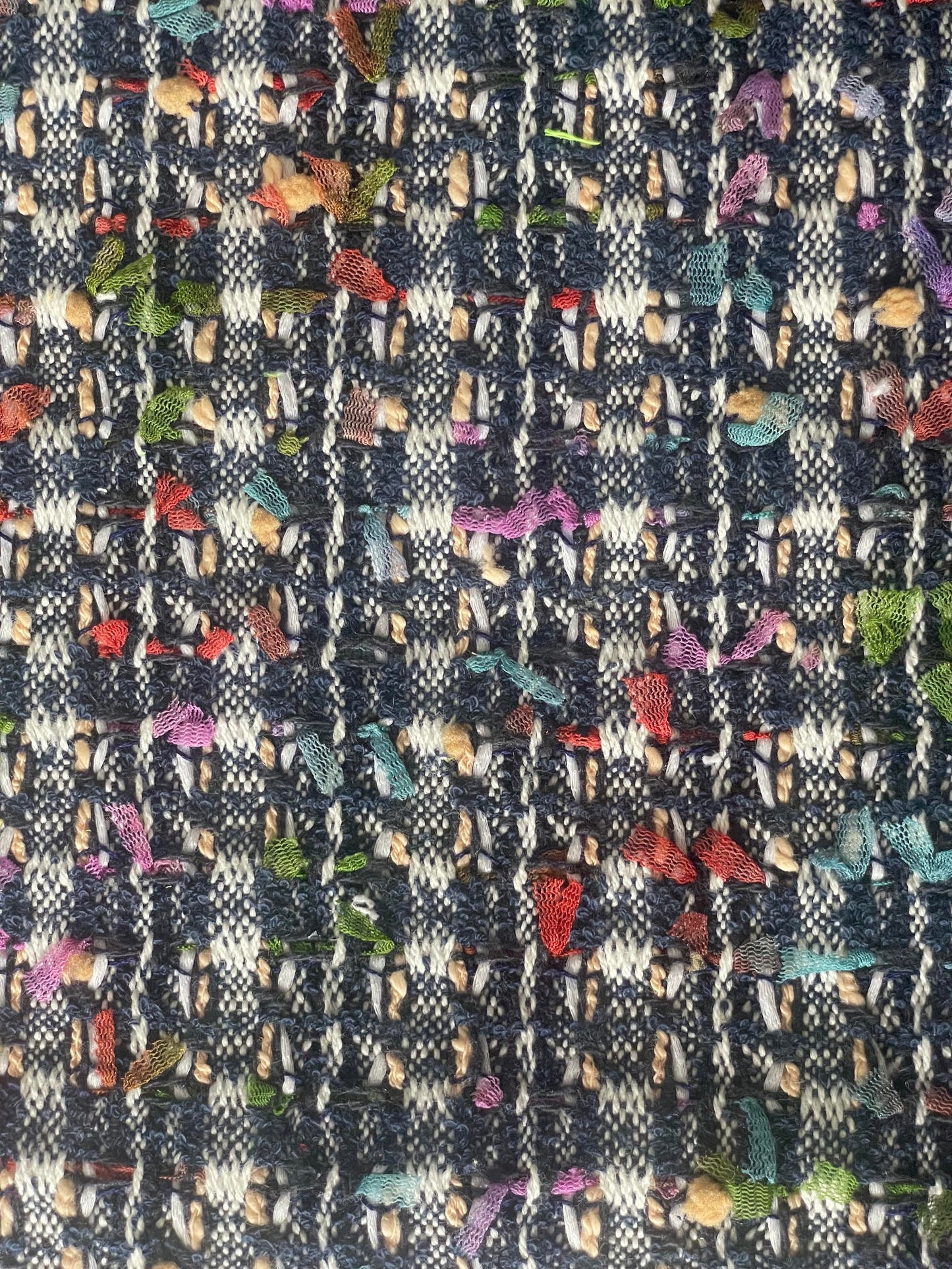 GREEN "LINTON" TWEED BAG